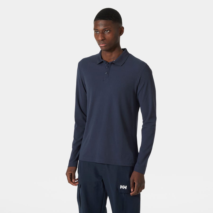 Men's Crewline Long Sleeve Polo