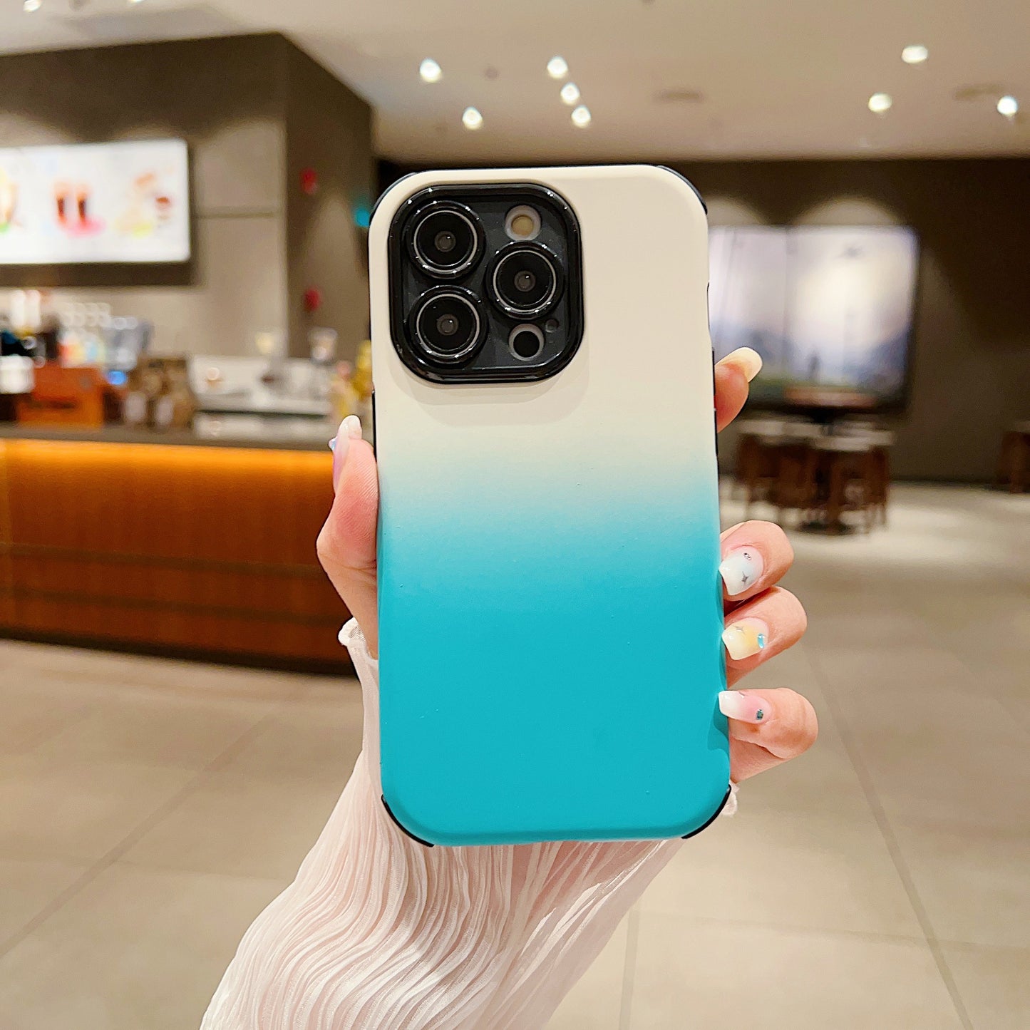 Liquid Matte Gradient Phone Case for iPhone