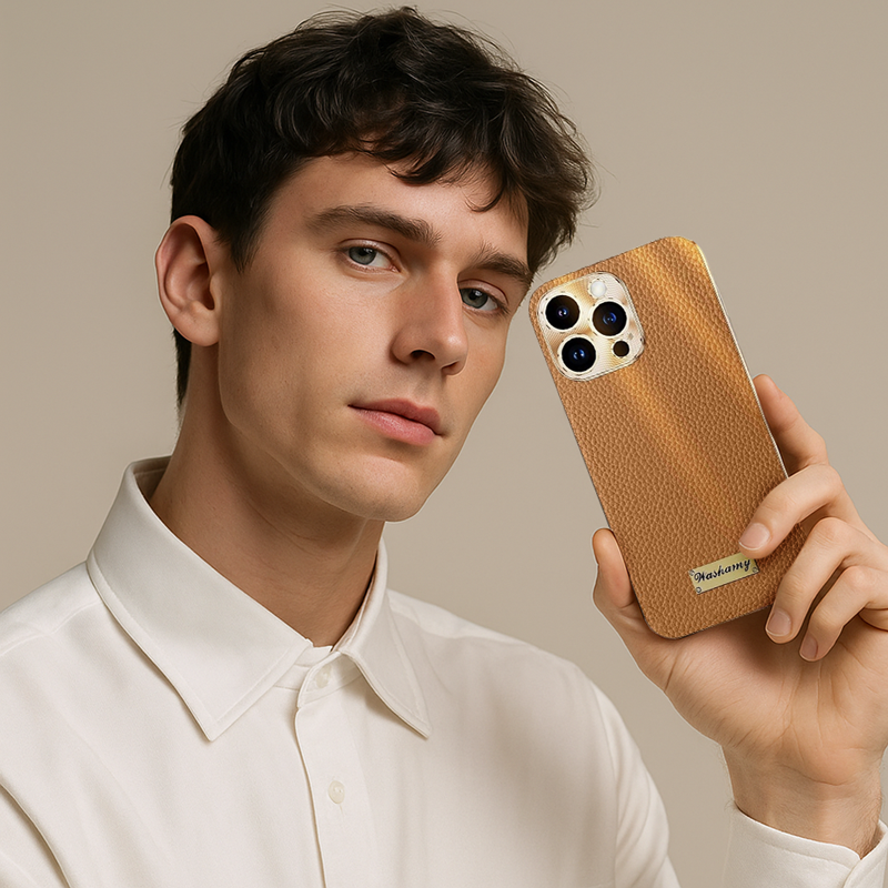 Premium Leather Anti-Fingerprint - Comfortable Grip iPhone 17 Series