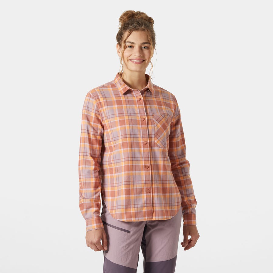 Women's Lokka Organic Flannel Long Sleeve Shirt
