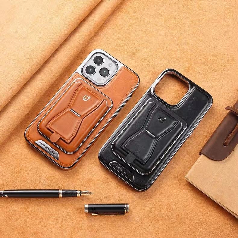 Leather Wallet Stand Phone Case For iPhone