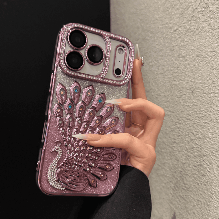 Creative Electroplating Peacock Phone Case (for iPhone Series)