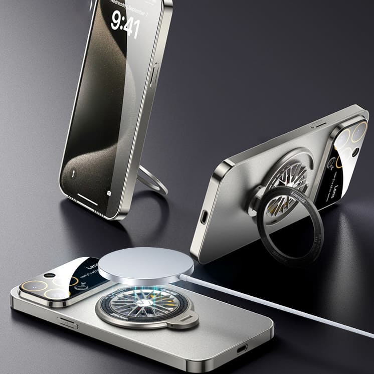 Lens Protection Rotating Gyroscope Phone Case